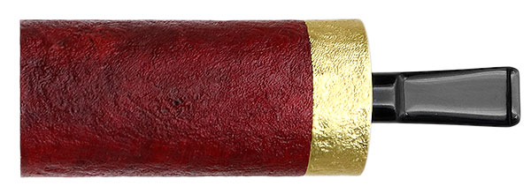 Werner Mummert Sandblasted Gold Plated Reverse Calabash Barrel