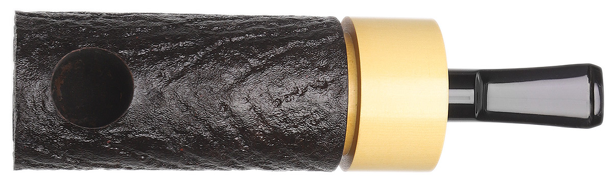 Werner Mummert Sandblasted Reverse Calabash Barrel with Boxwood