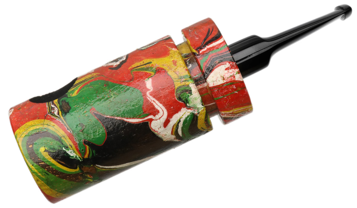 Werner Mummert Sandblasted Reverse Calabash Deco Barrel
