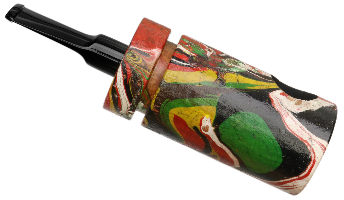 Werner Mummert Sandblasted Reverse Calabash Deco Barrel