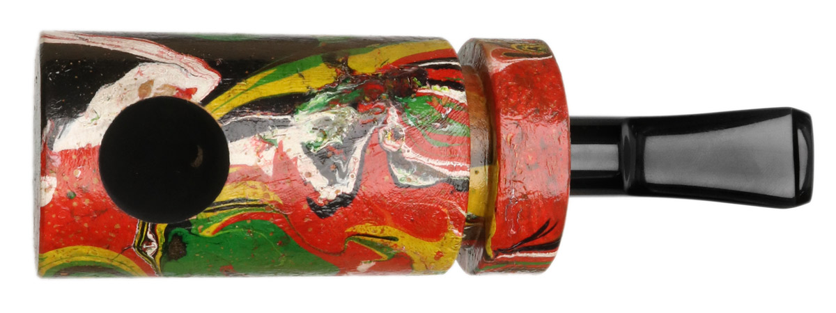 Werner Mummert Sandblasted Reverse Calabash Deco Barrel