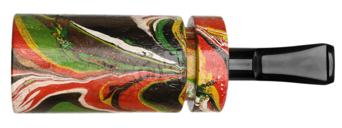 Werner Mummert Sandblasted Reverse Calabash Deco Barrel