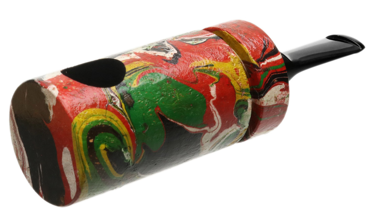 Werner Mummert Sandblasted Reverse Calabash Deco Barrel