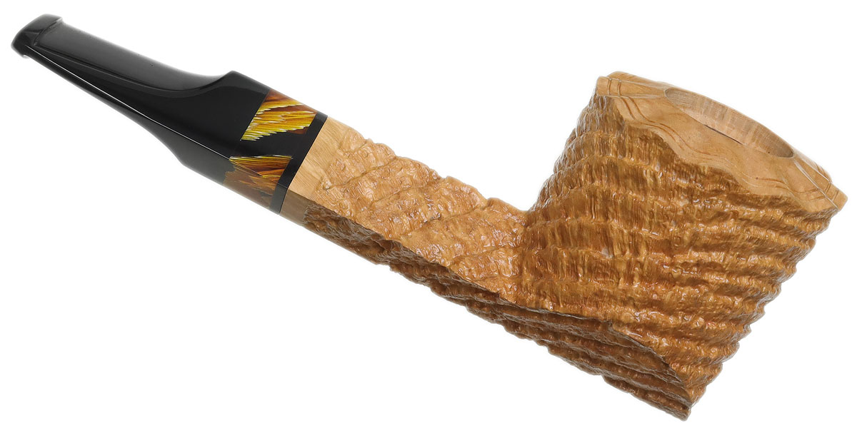 Werner Mummert Partially Sandblasted Bulldog with Polymerized Corn Leaves and Cap