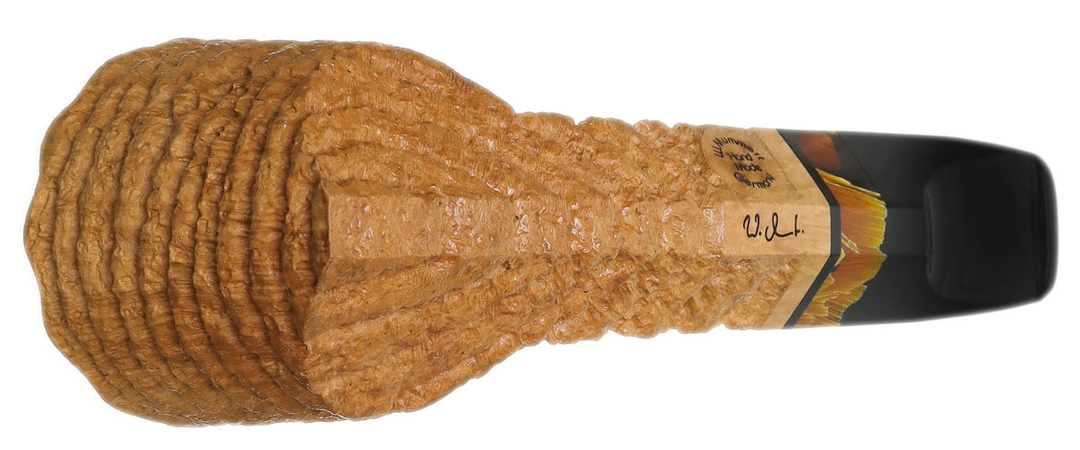 Werner Mummert Partially Sandblasted Bulldog with Polymerized Corn Leaves and Cap