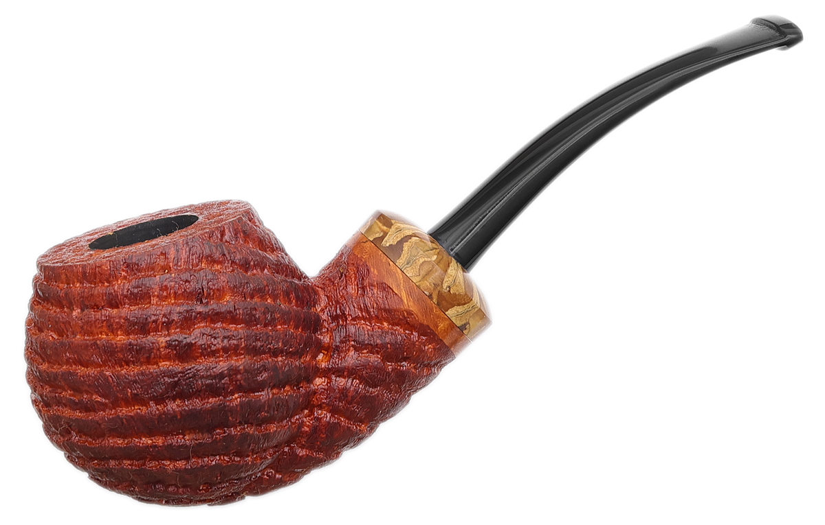 Werner Mummert Sandblasted Bent Apple with Polymerized Corn Leaves