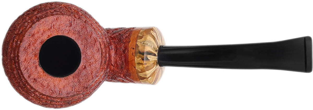 Werner Mummert Sandblasted Bent Apple with Polymerized Corn Leaves