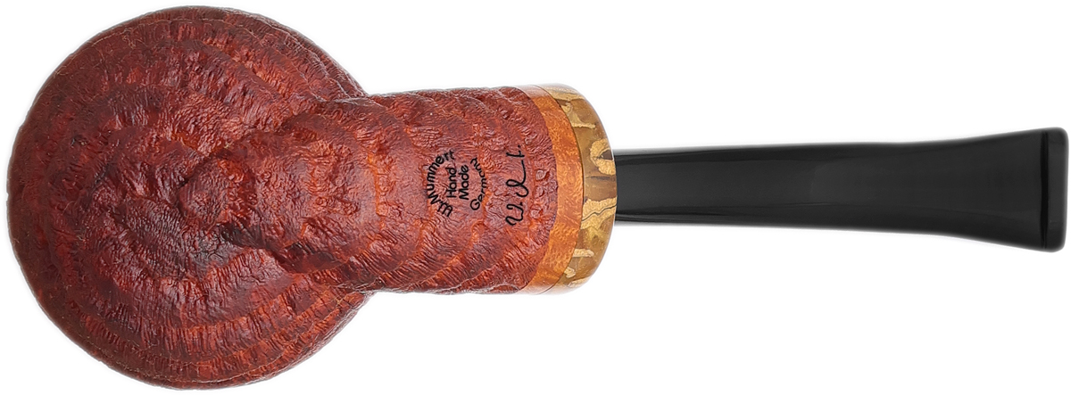 Werner Mummert Sandblasted Bent Apple with Polymerized Corn Leaves