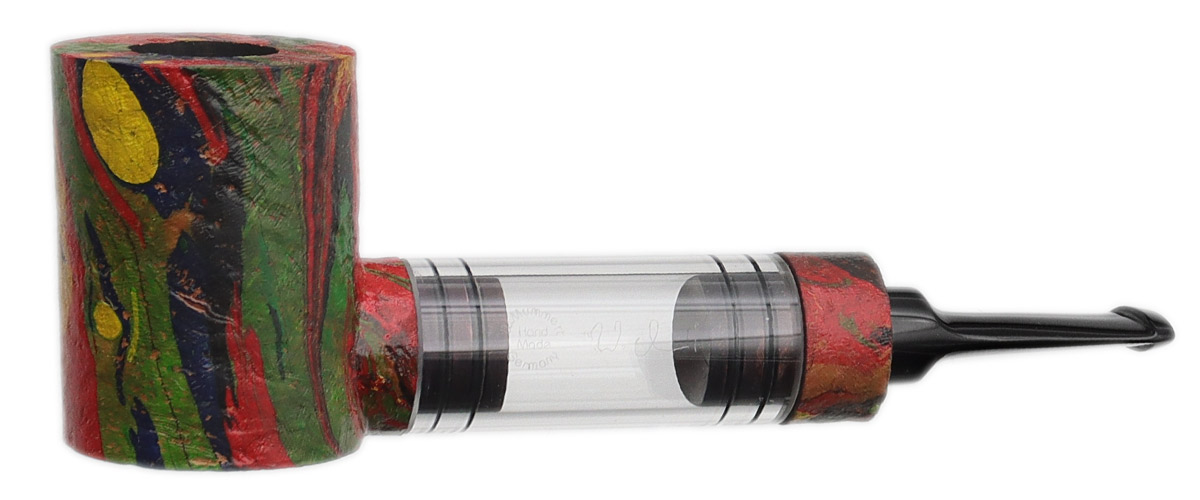 Werner Mummert Sandblasted Reverse Calabash Deco Poker