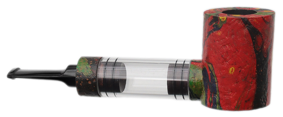 Werner Mummert Sandblasted Reverse Calabash Deco Poker