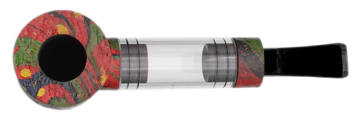 Werner Mummert Sandblasted Reverse Calabash Deco Poker