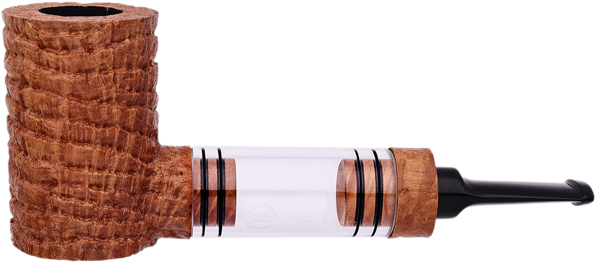 Werner Mummert Sandblasted Reverse Calabash Poker