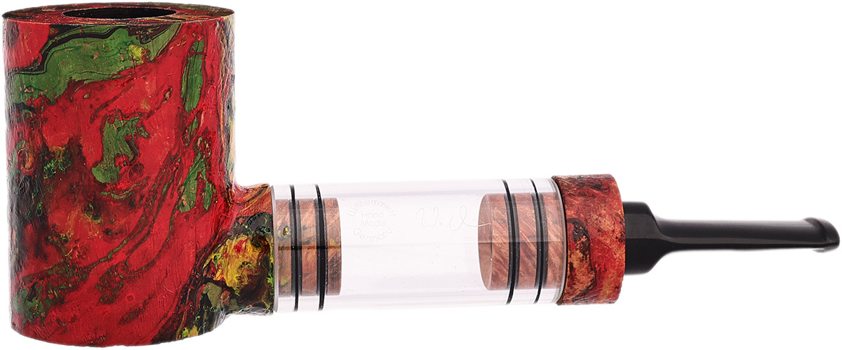 Werner Mummert Sandblasted Reverse Calabash Deco Poker
