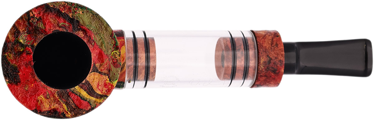 Werner Mummert Sandblasted Reverse Calabash Deco Poker