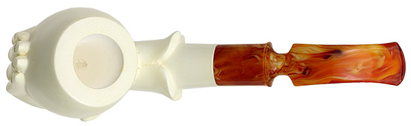 AKB Meerschaum Carved Hand Holding Egg (with Case)