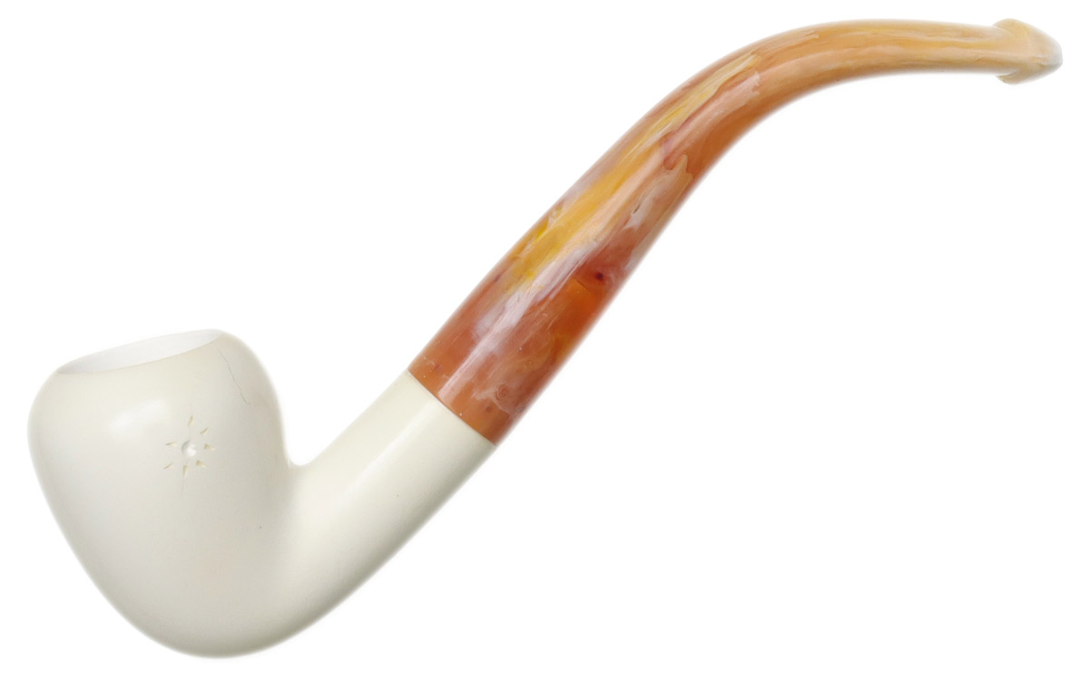 AKB Meerschaum Spot Carved Acorn