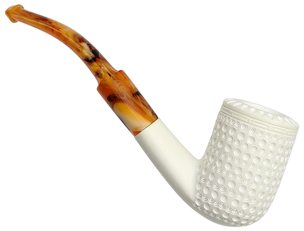 AKB Meerschaum Lattice Bent Billiard (with Case)