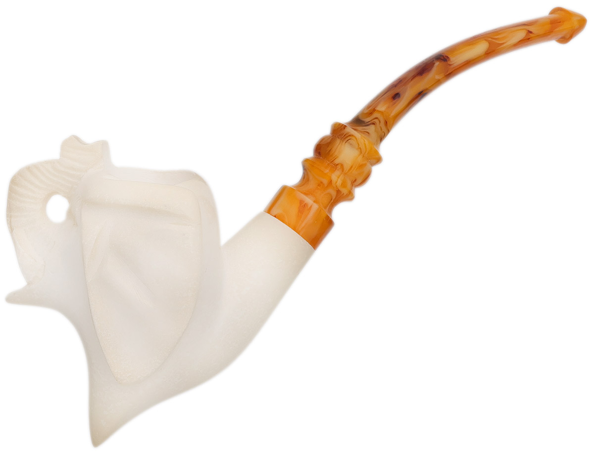 AKB Meerschaum Carved Elephant (with Case)