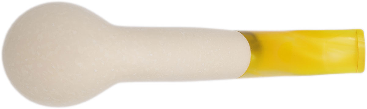 AKB Meerschaum Smooth Bent Billiard (with Case)