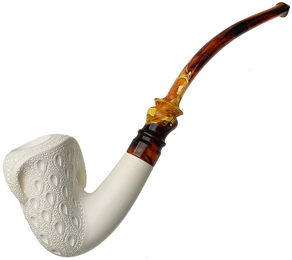 AKB Meerschaum Lattice Freehand (with Case)