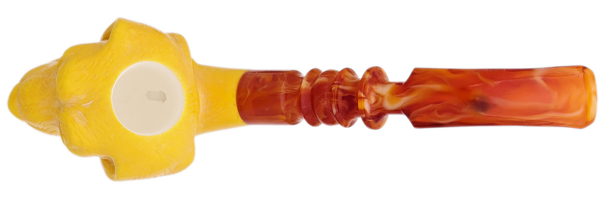 AKB Meerschaum Carved Dog (Kenan) (with Case)