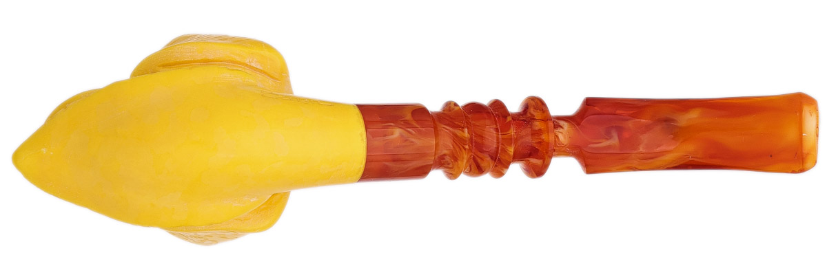 AKB Meerschaum Carved Dog (Kenan) (with Case)