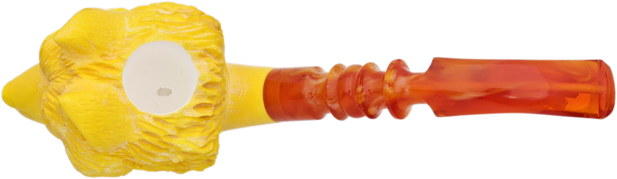 AKB Meerschaum Carved Wolf (Kenan) (with Case)