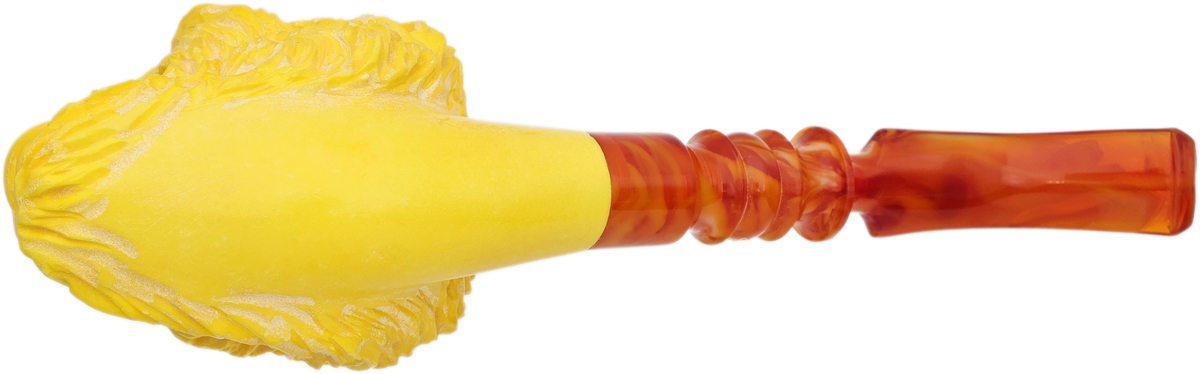 AKB Meerschaum Carved Wolf (Kenan) (with Case)