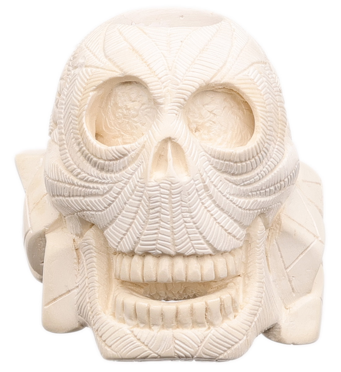 AKB Meerschaum Carved La Catrina Skull (I. Baglan) (with Case)