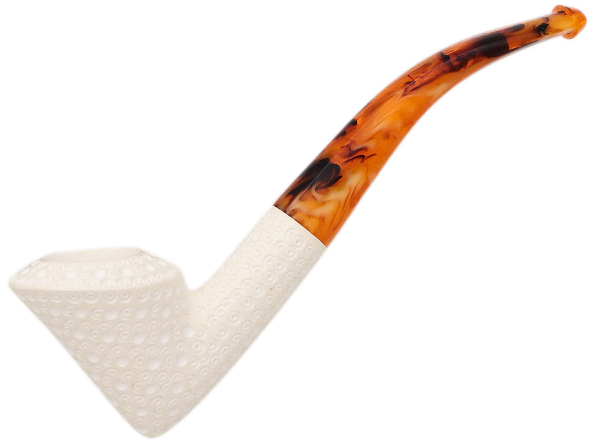 AKB Meerschaum Lattice Bent Dublin (with Case)