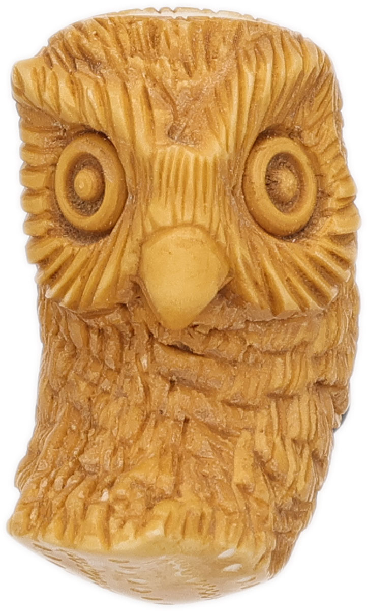 AKB Meerschaum Carved Owl (with Case)