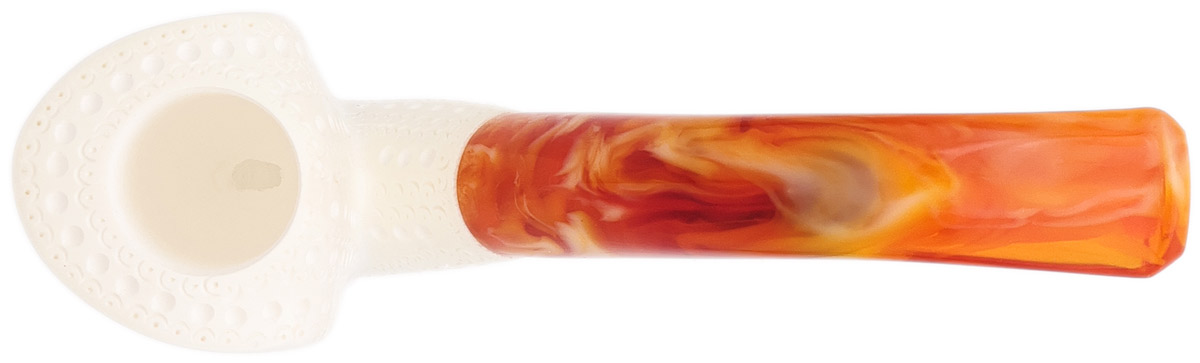 AKB Meerschaum Lattice Bent Dublin (with Case)