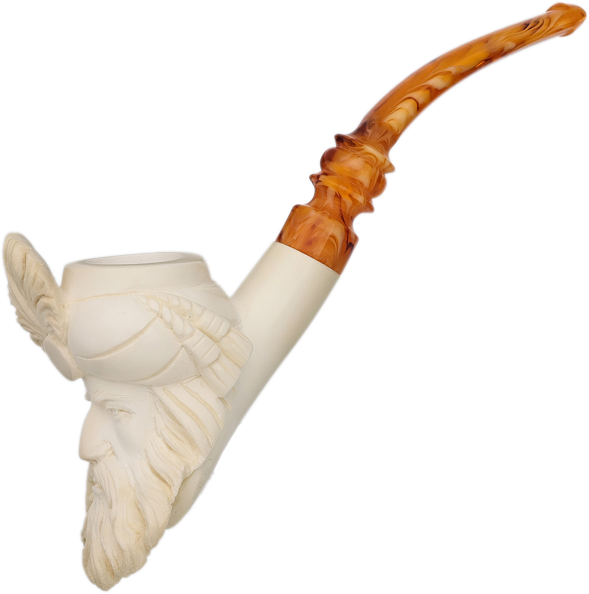 AKB Meerschaum Carved Sultan (with Case)