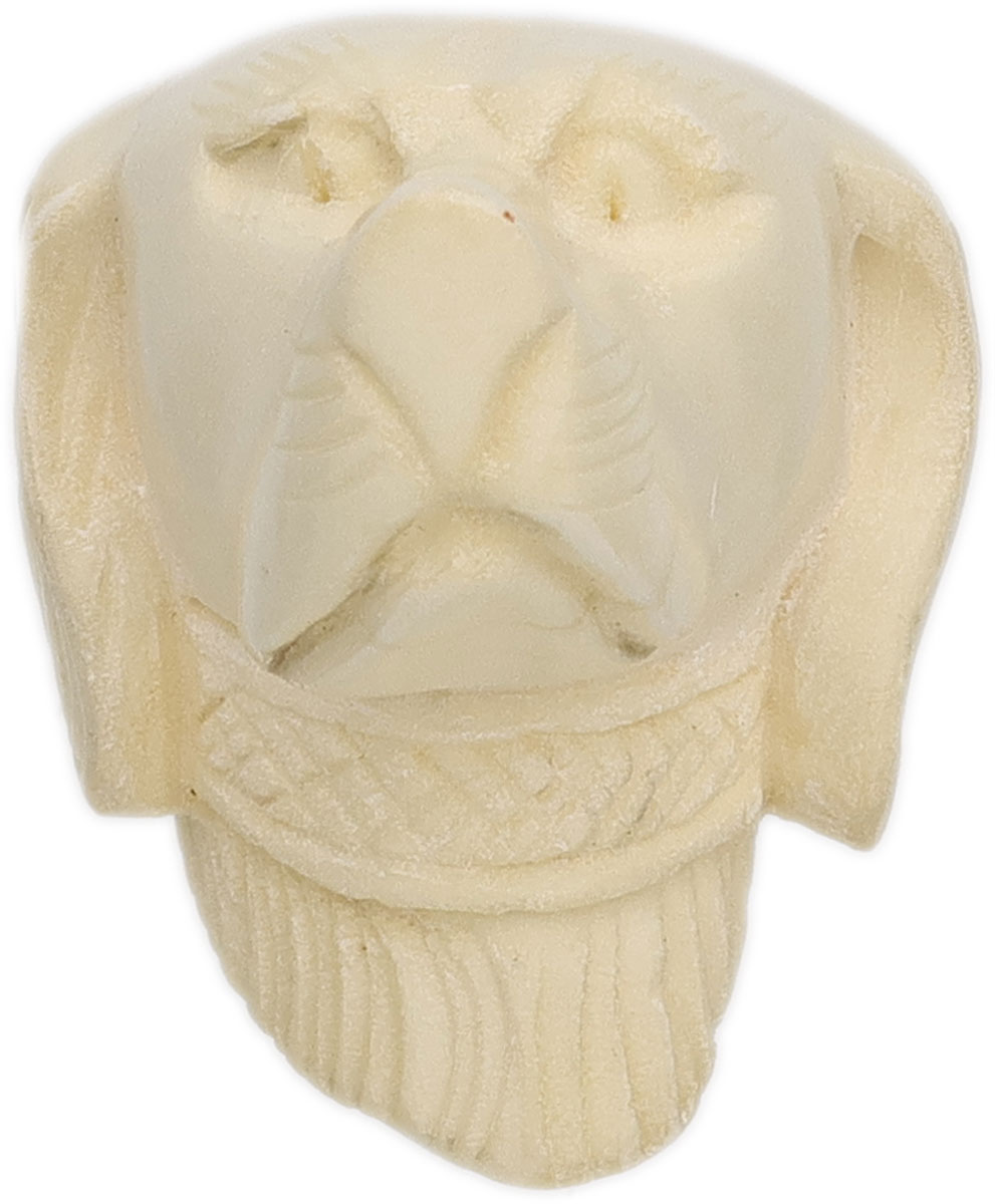 AKB Meerschaum Carved Hunting Dog (with Case)