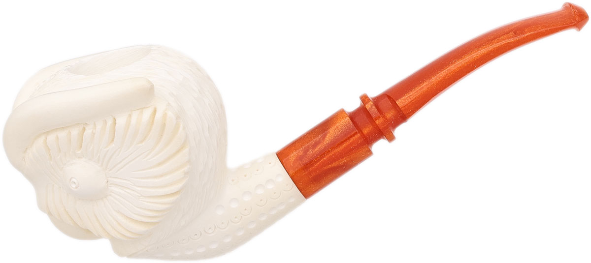 AKB Meerschaum Carved Owl (with Case)