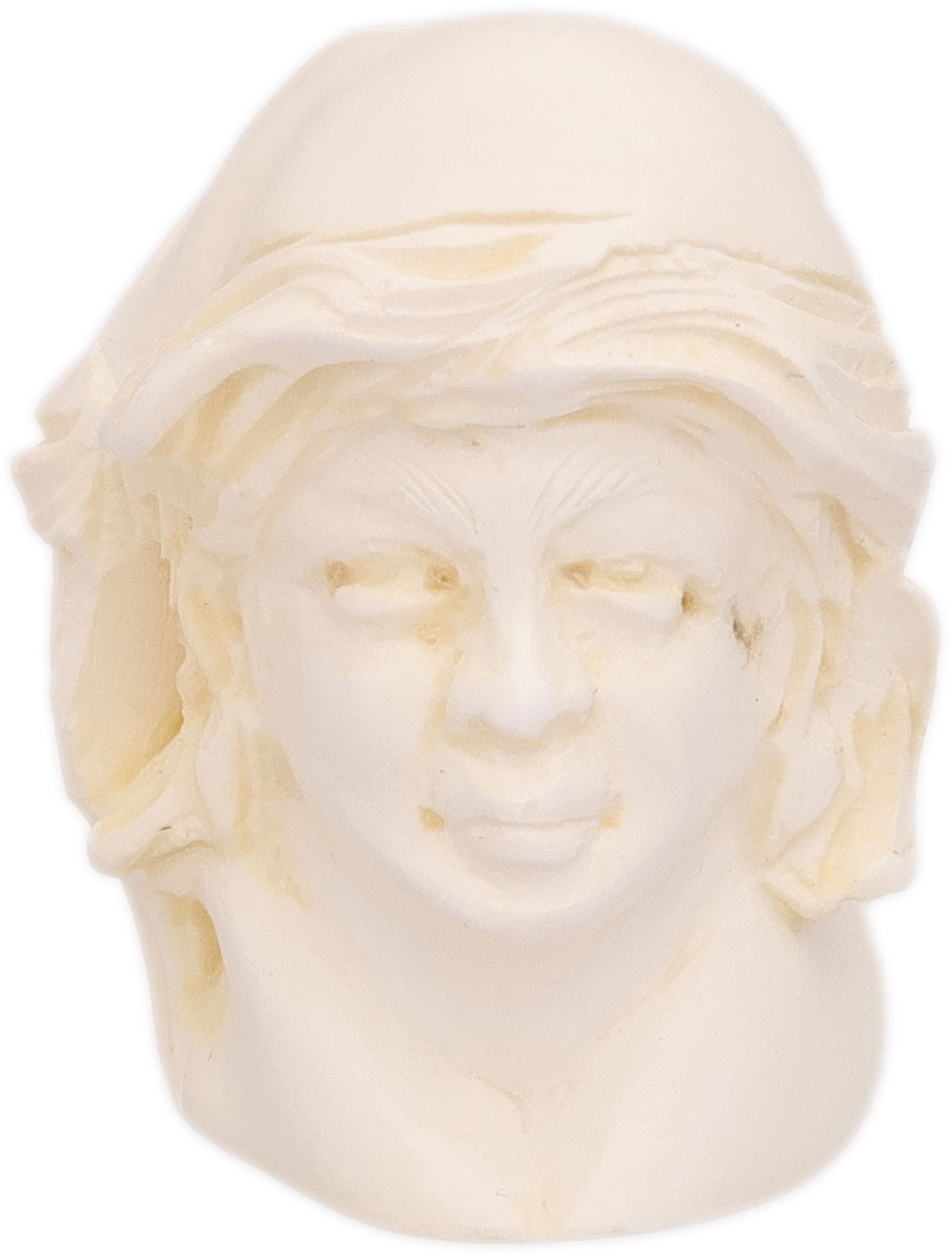 AKB Meerschaum Carved Lady with Headwrap (with Case)