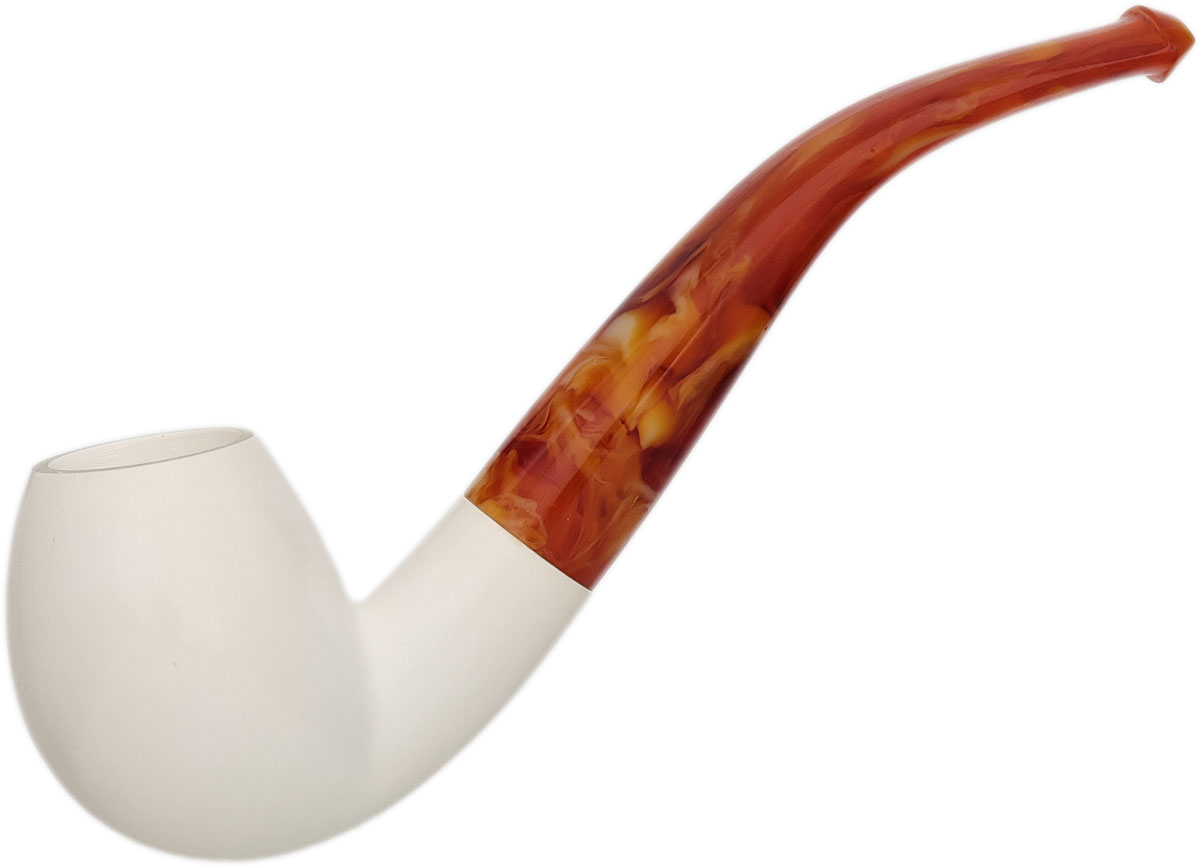 AKB Meerschaum Smooth Bent Apple (with Case)
