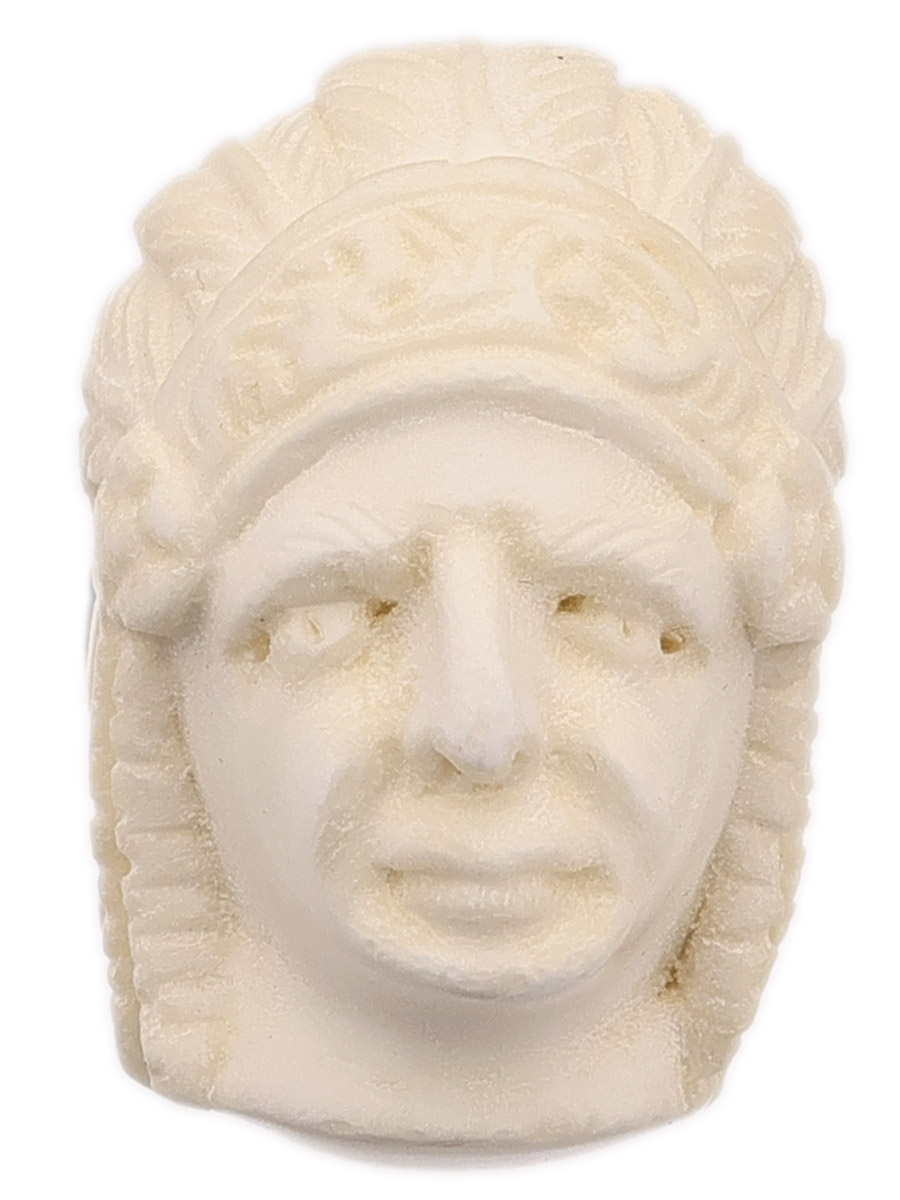 AKB Meerschaum Carved Native American Chief (with Case)