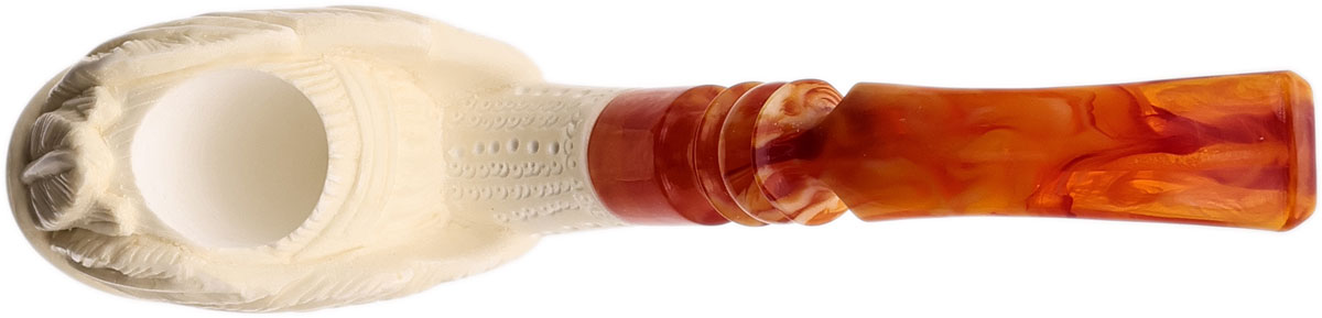 AKB Meerschaum Carved Native American Chief (with Case)