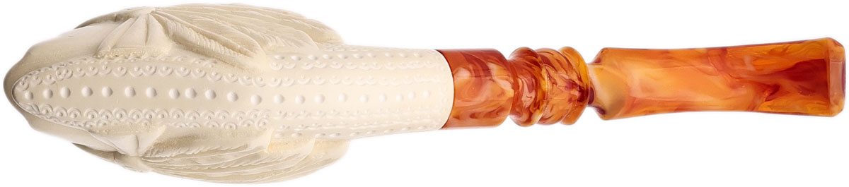 AKB Meerschaum Carved Native American Chief (with Case)