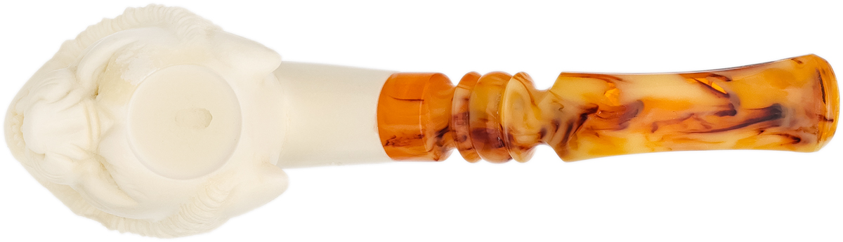 AKB Meerschaum Carved Tiger (Emre) (with Case)