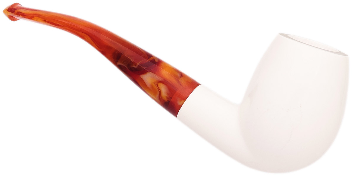 AKB Meerschaum Smooth Bent Egg (with Case)
