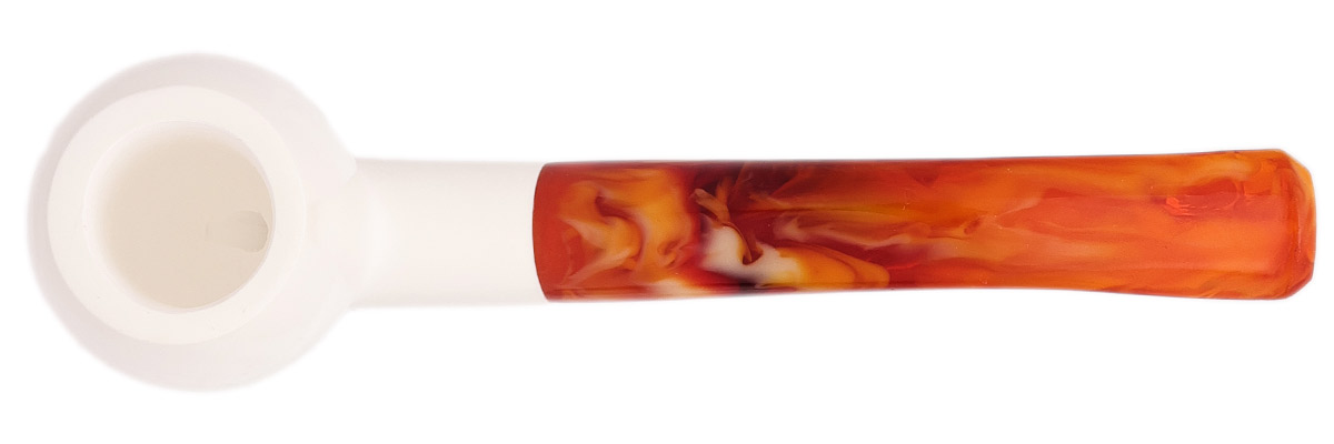 AKB Meerschaum Smooth Bent Egg (with Case)