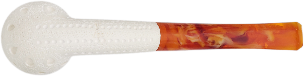 AKB Meerschaum Lattice Bent Pot (with Case)