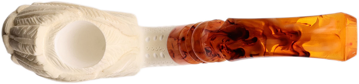 AKB Meerschaum Carved Native American Chief (with Case)