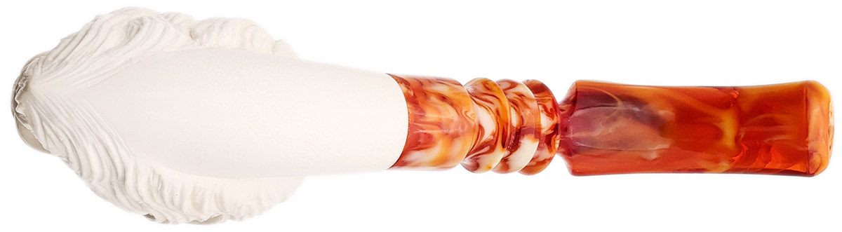 AKB Meerschaum Carved Lion (with Case)