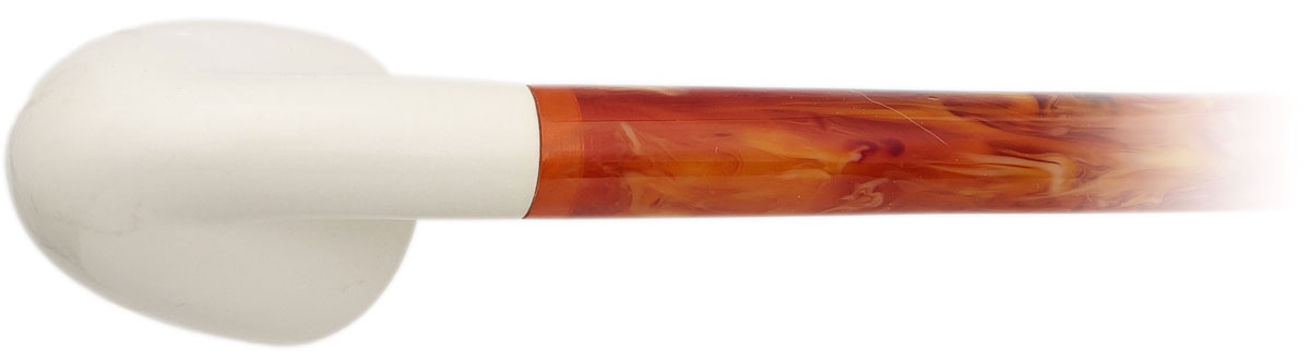 AKB Meerschaum Smooth Bent Dublin Churchwarden (with Case)