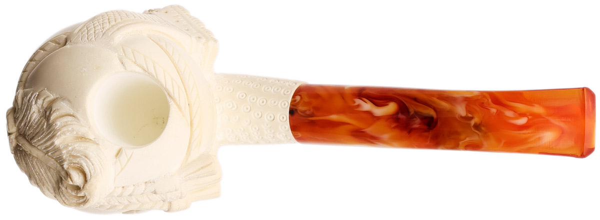 AKB Meerschaum Carved Sultan (with Case)