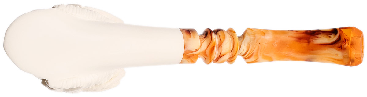 AKB Meerschaum Carved Native American Chief (with Case)