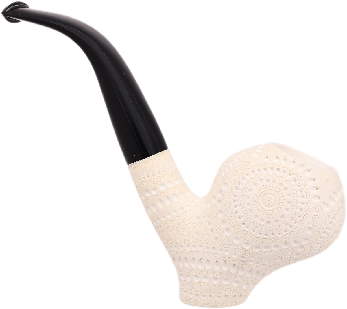 AKB Meerschaum Lattice Freehand Sitter (with Case)